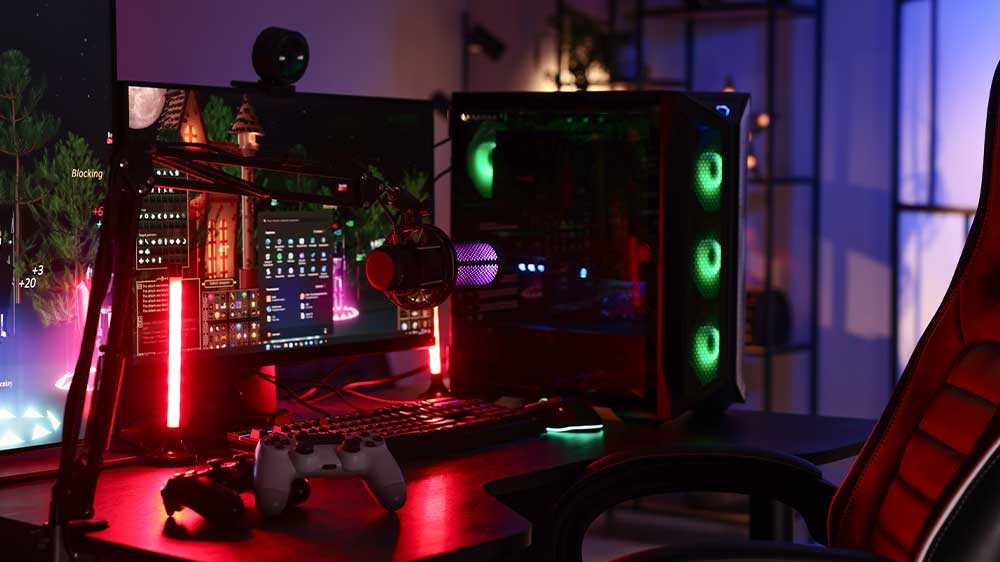 Stůl hráče počítačových her_04