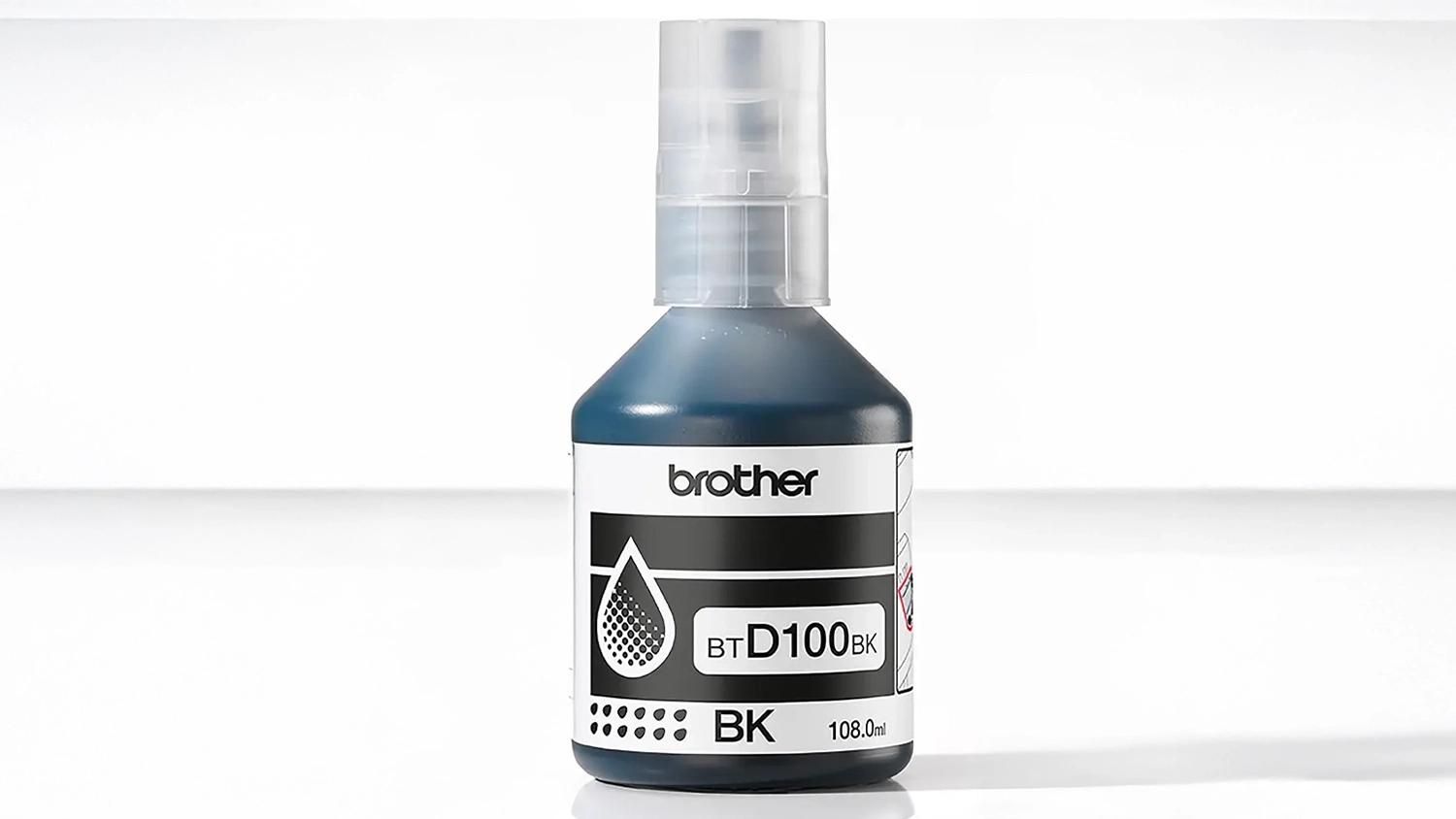 N&aacute;plň Brother BTD100BK black v fľa&scaron;tičke