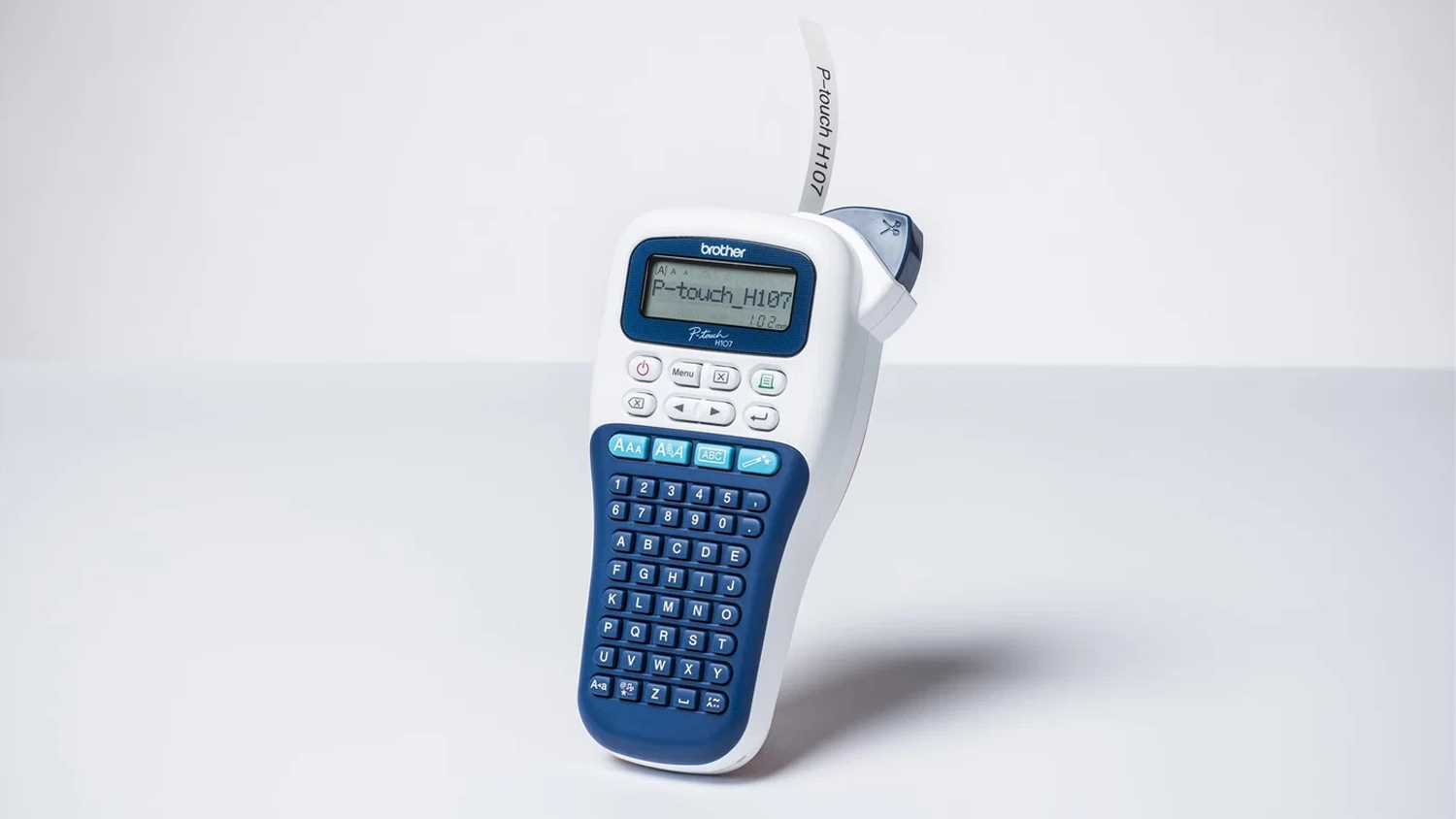 Tiskárna štítků Brother PT-H107B tiskne štítek