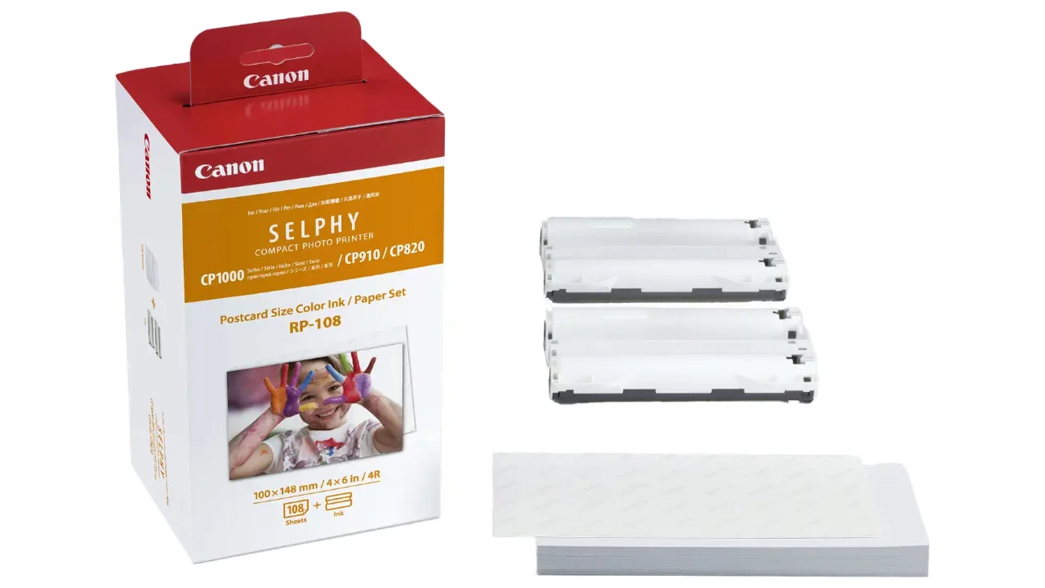 Sada fotopap&iacute;ru a inkoustov&yacute;ch p&aacute;sek Canon RP-108