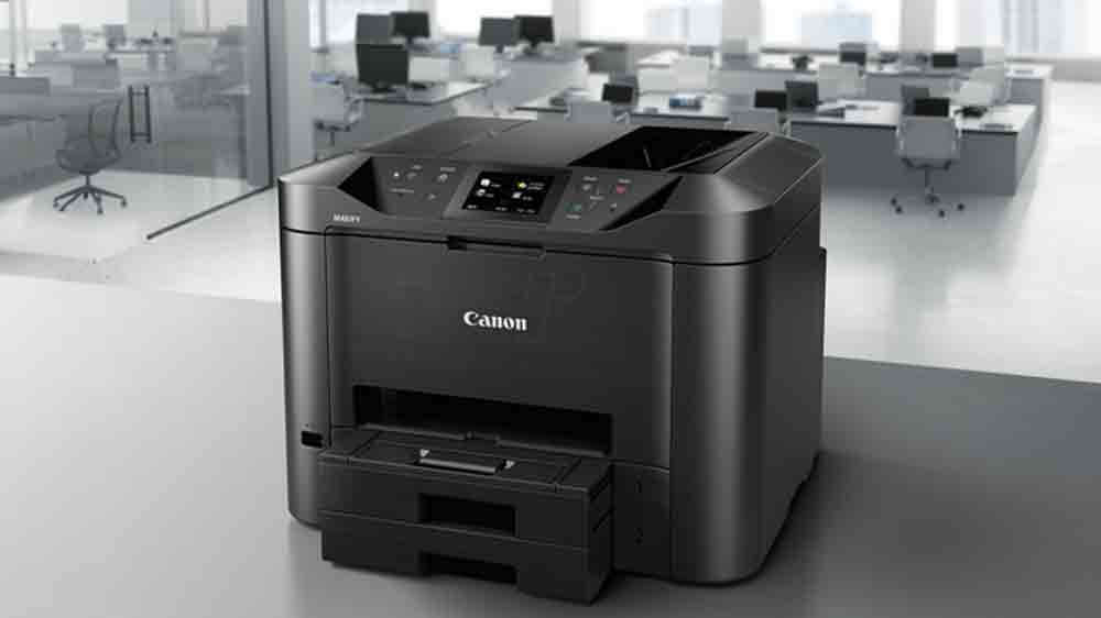 Inkoustová tiskárna Canon MAXIFY MB5450 na stole_04