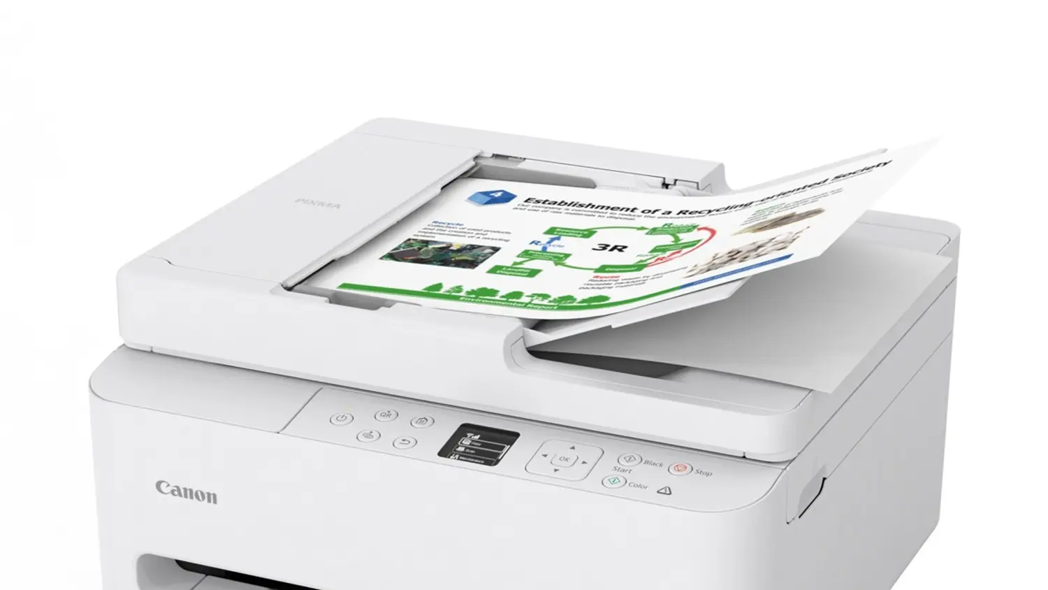 Vyti&scaron;těn&eacute; materi&aacute;ly na inkoustov&eacute; tisk&aacute;rně Canon PIXMA TS7550i