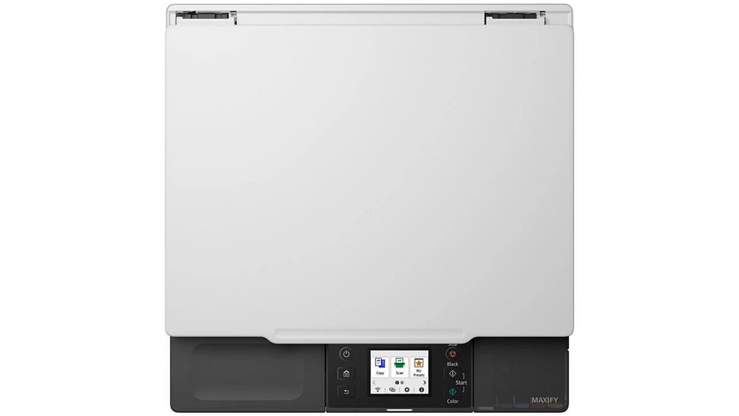 Atramentov&aacute; tlačiareň Canon Maxify GX1041 MegaTank 3v1 biela zhora