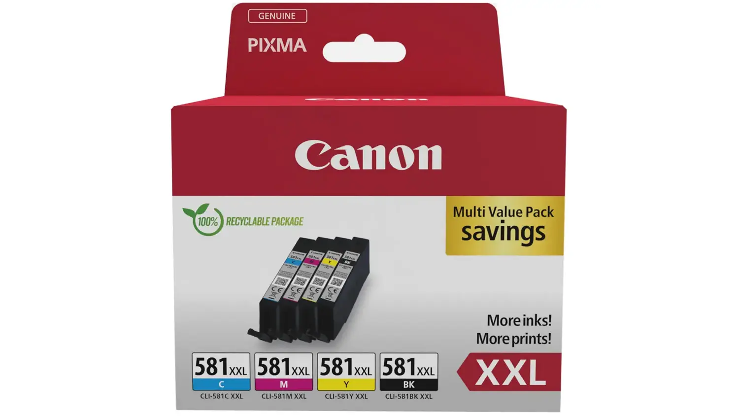 Sada inkoustů do tisk&aacute;rny Canon CLI-581XXL multipack