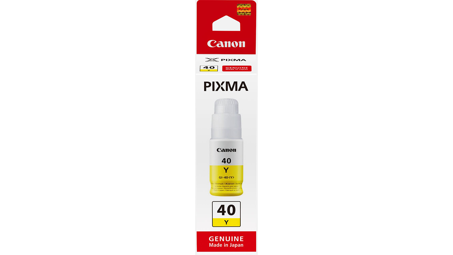Inkoustová náplň Canon GI-40 Y yellow, žlutá