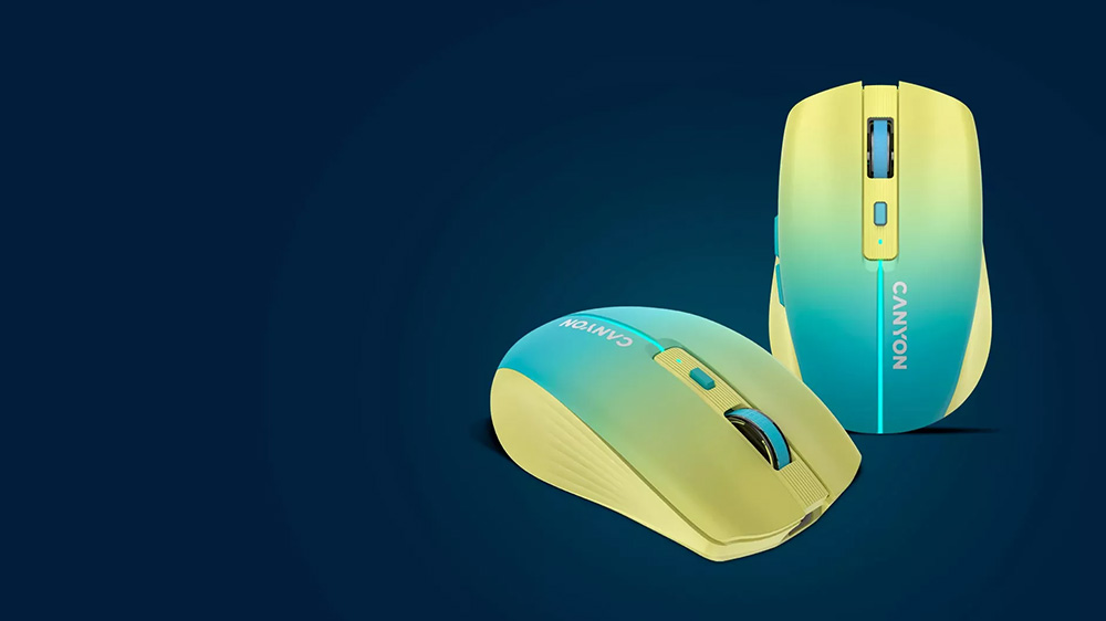 Optická bezdrátová myš CANYON MW-44 design a podsvícení_03