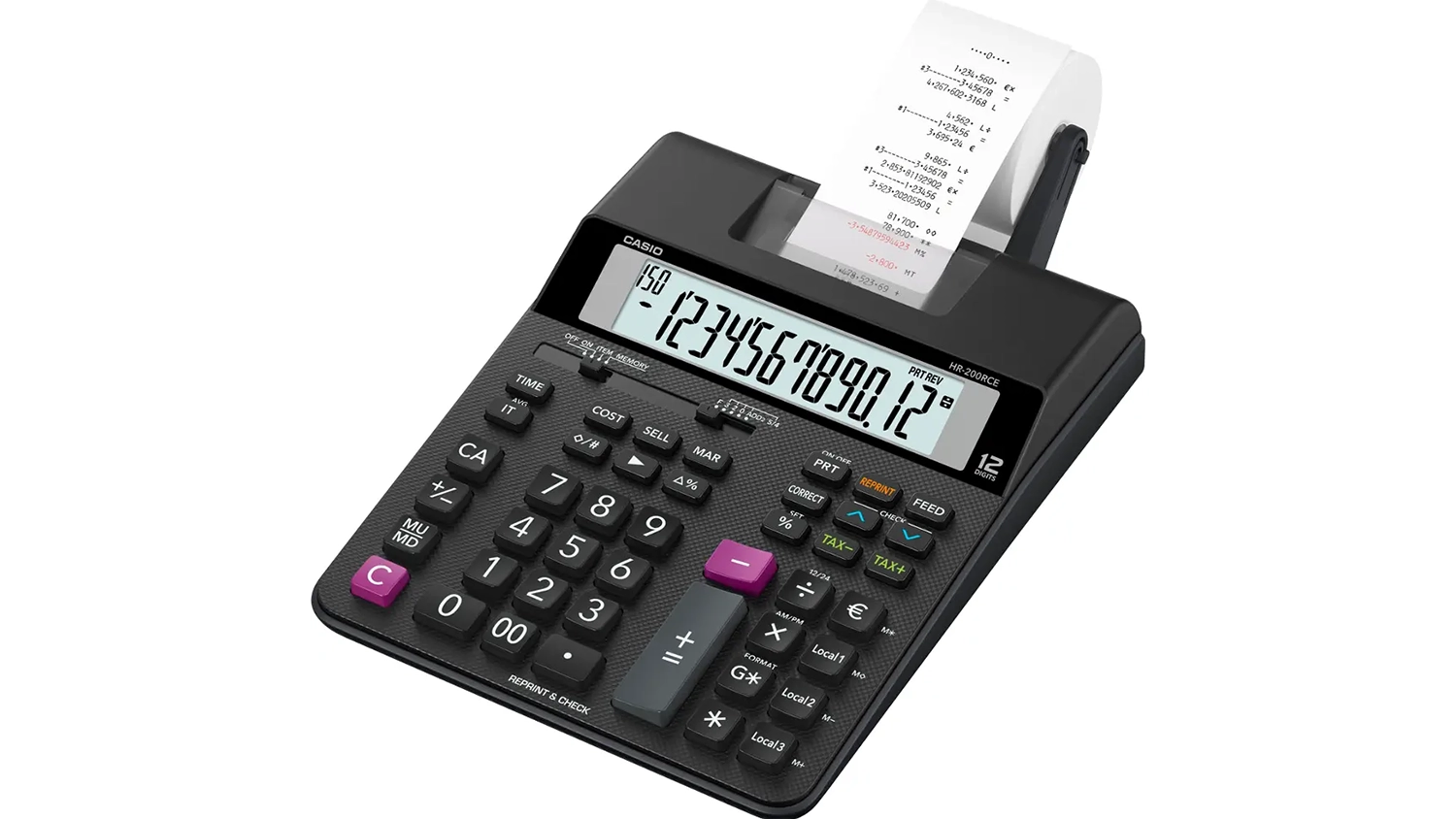Tiskový kalkulátor Casio HR-200RCE