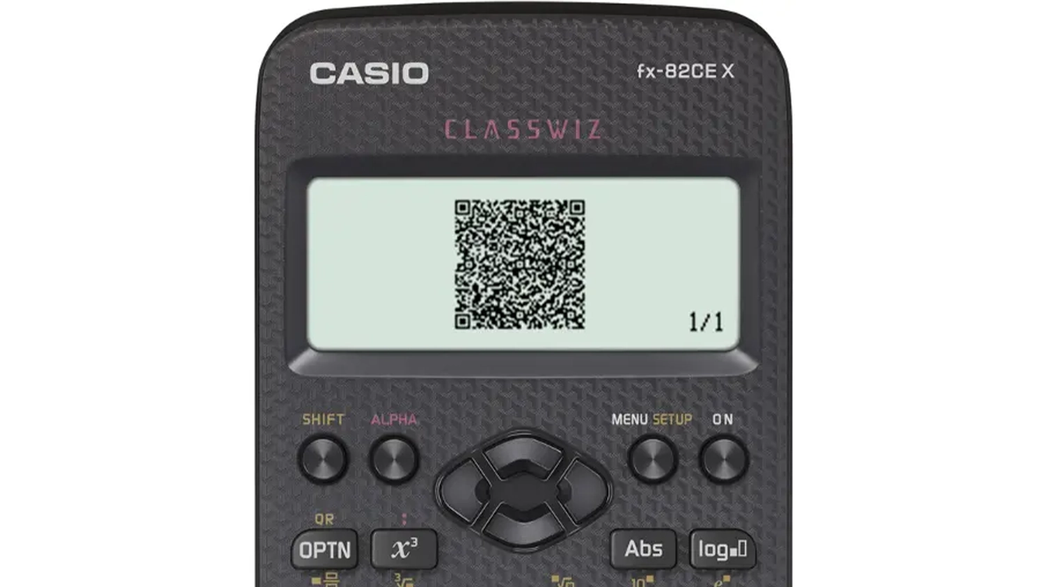 Vedeck&aacute; kalkulačka Casio FX-82CE X demon&scaron;tr&aacute;cia QR k&oacute;du