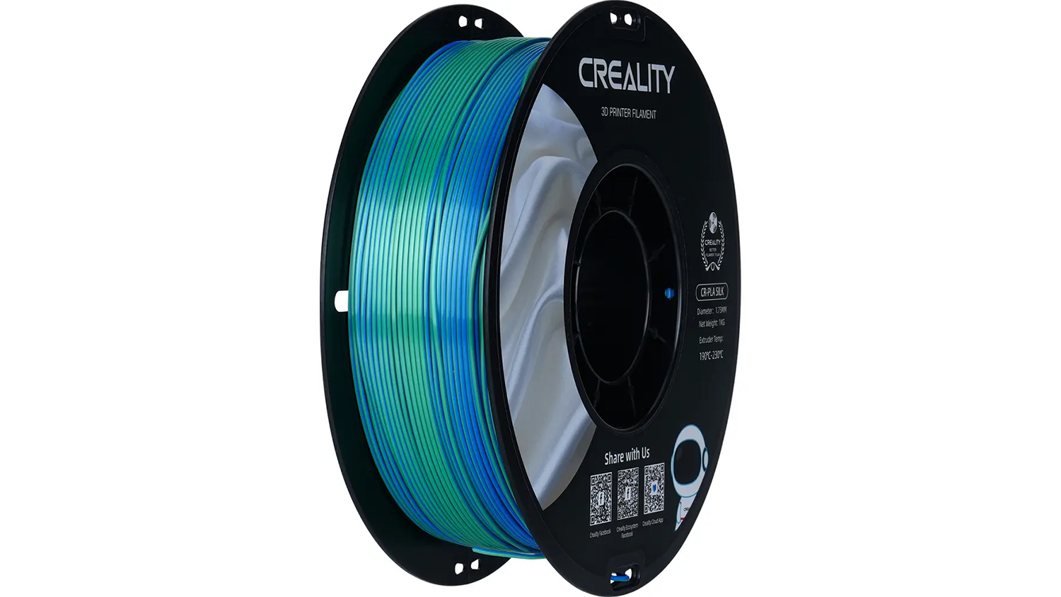 Filament Creality Silk, modro-zelen&yacute;