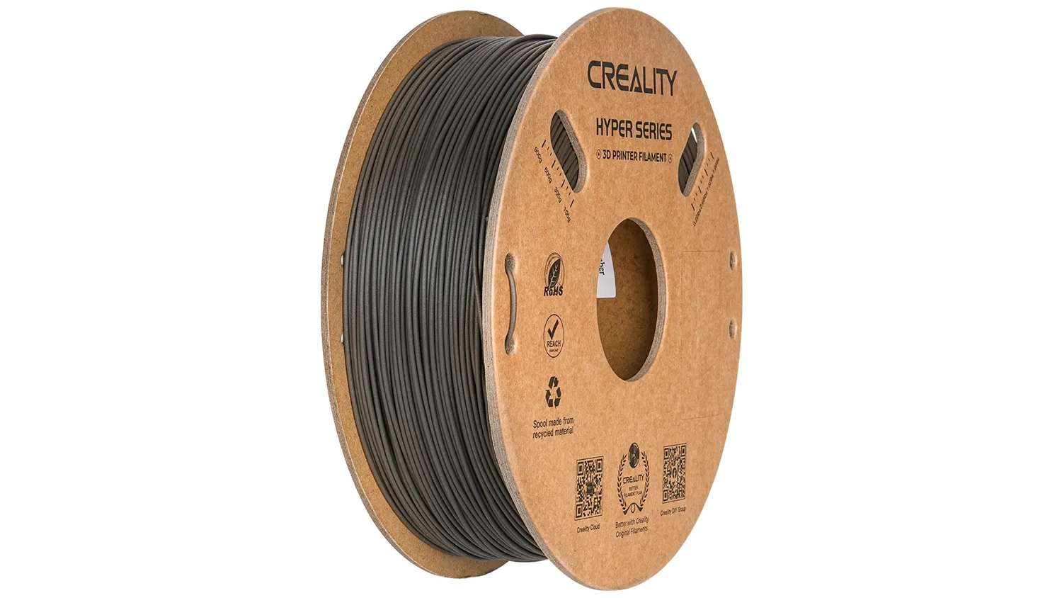 Cievka filamentu Creality Hyper PLA-CF Canghuang &ndash; pohľad zpredu