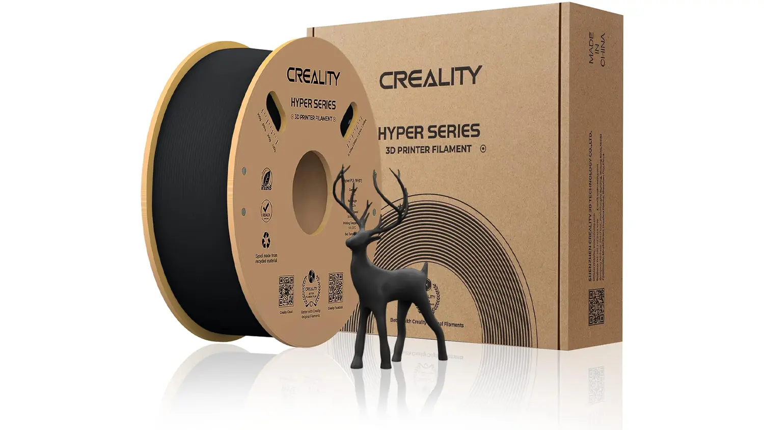 Filament Creality Hyper PLA Black 1 kg