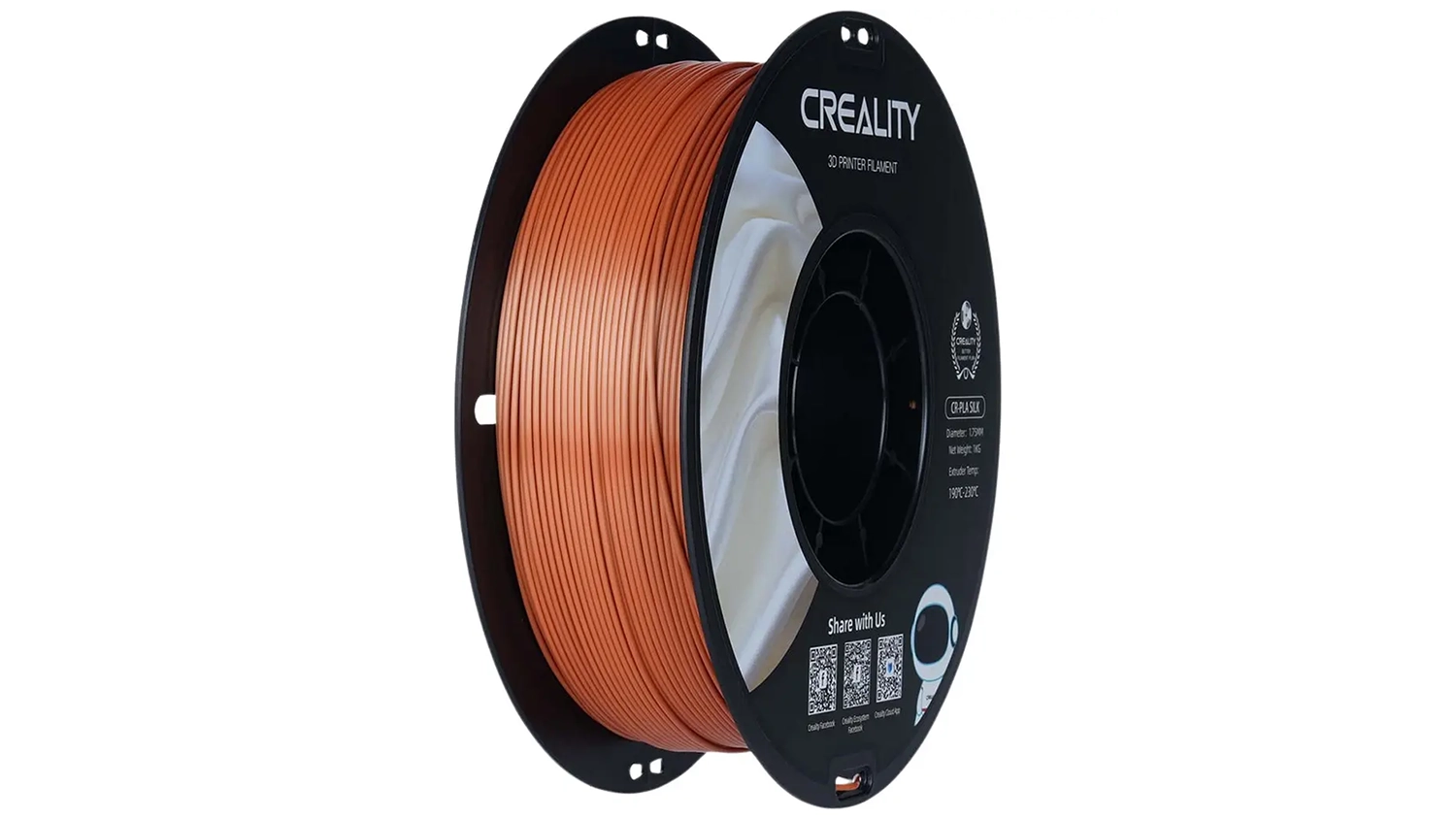 Filament Creality Silk Red copper &ndash; pohľad zpredu