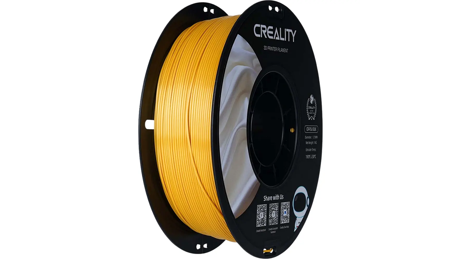 Filament Creality Silk, zlatý