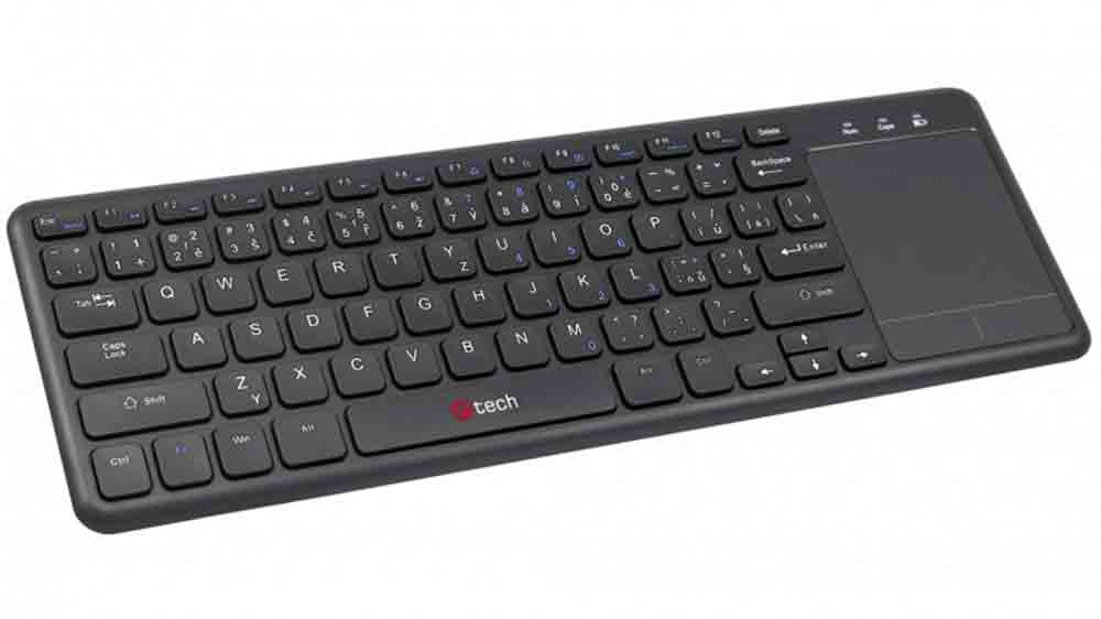 Bezdr&ocirc;tov&aacute; kl&aacute;vesnica s touchpadom C-TECH WLTK-01_01