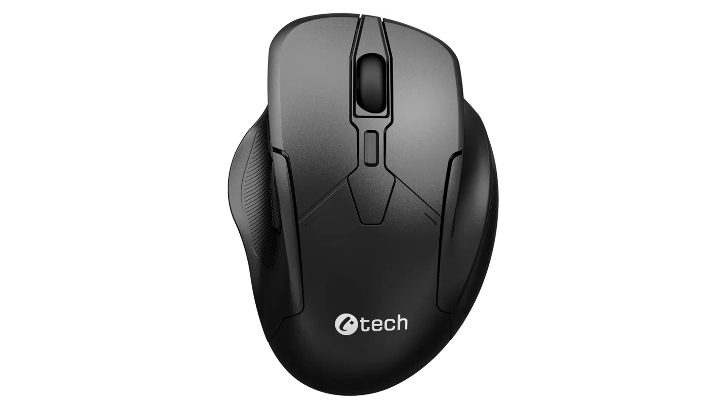 Bezdr&ocirc;tov&aacute; my&scaron; C-TECH WLM‑17BK čierna horn&yacute; pohľad