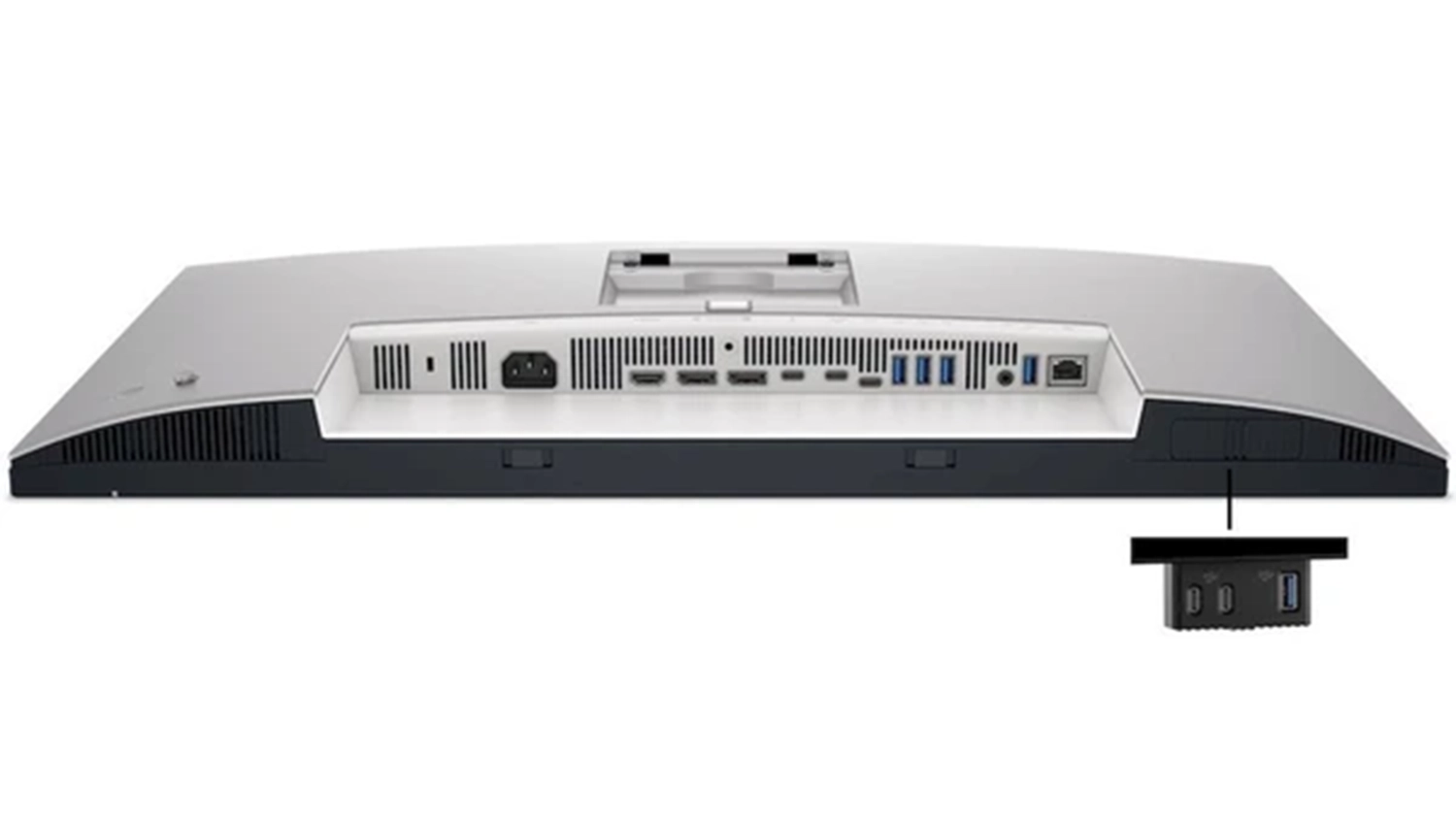 Monitor Dell – pohled na porty