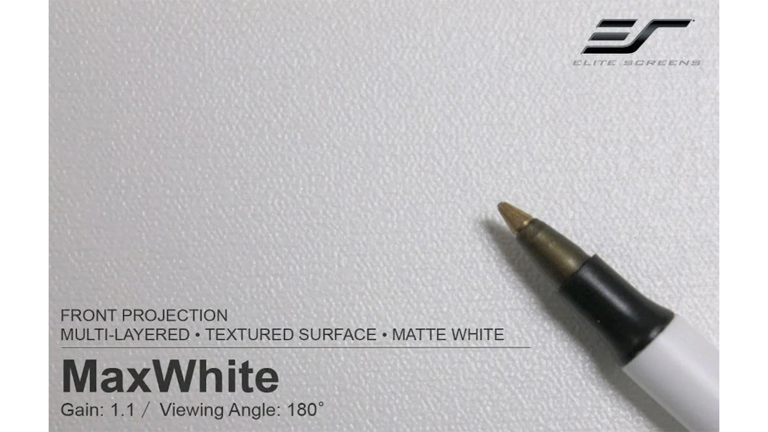 Projekčn&iacute; materi&aacute;l MaxWhite a jeho vlastnosti