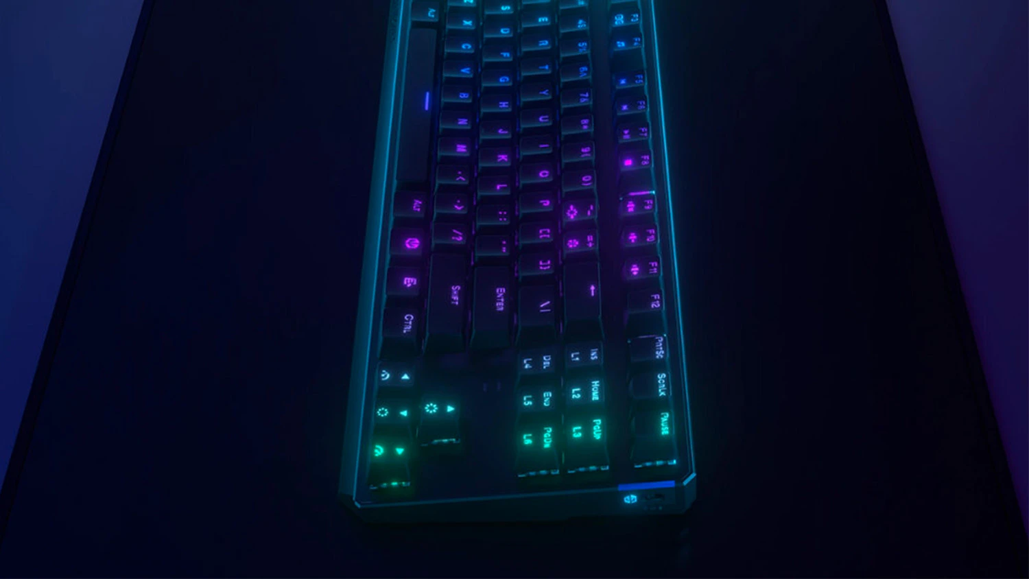Mechanická herní klávesnice ENDORFY Thock TKL Wireless Red