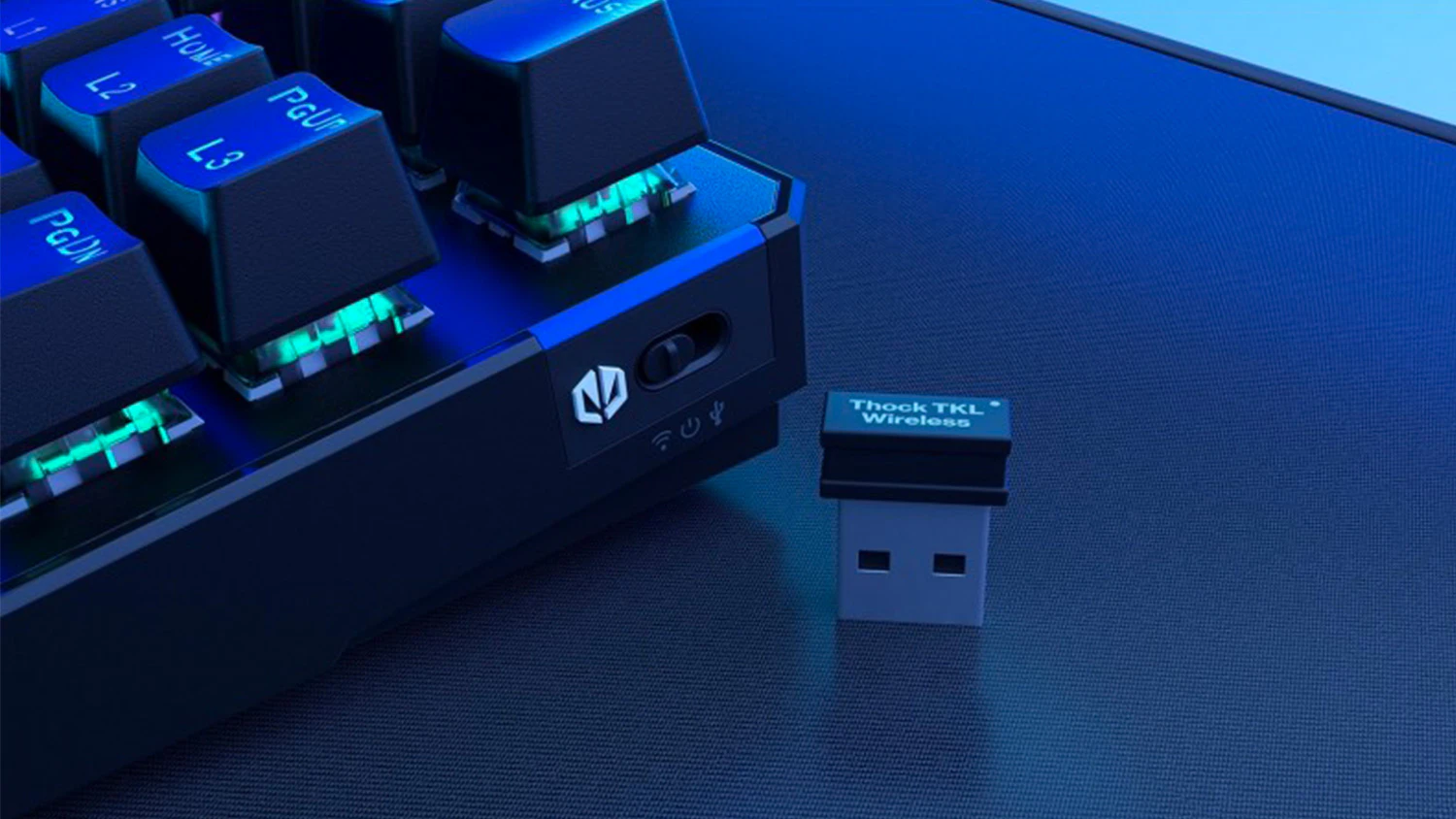 Mechanická herní klávesnice ENDORFY Thock TKL Wireless Red