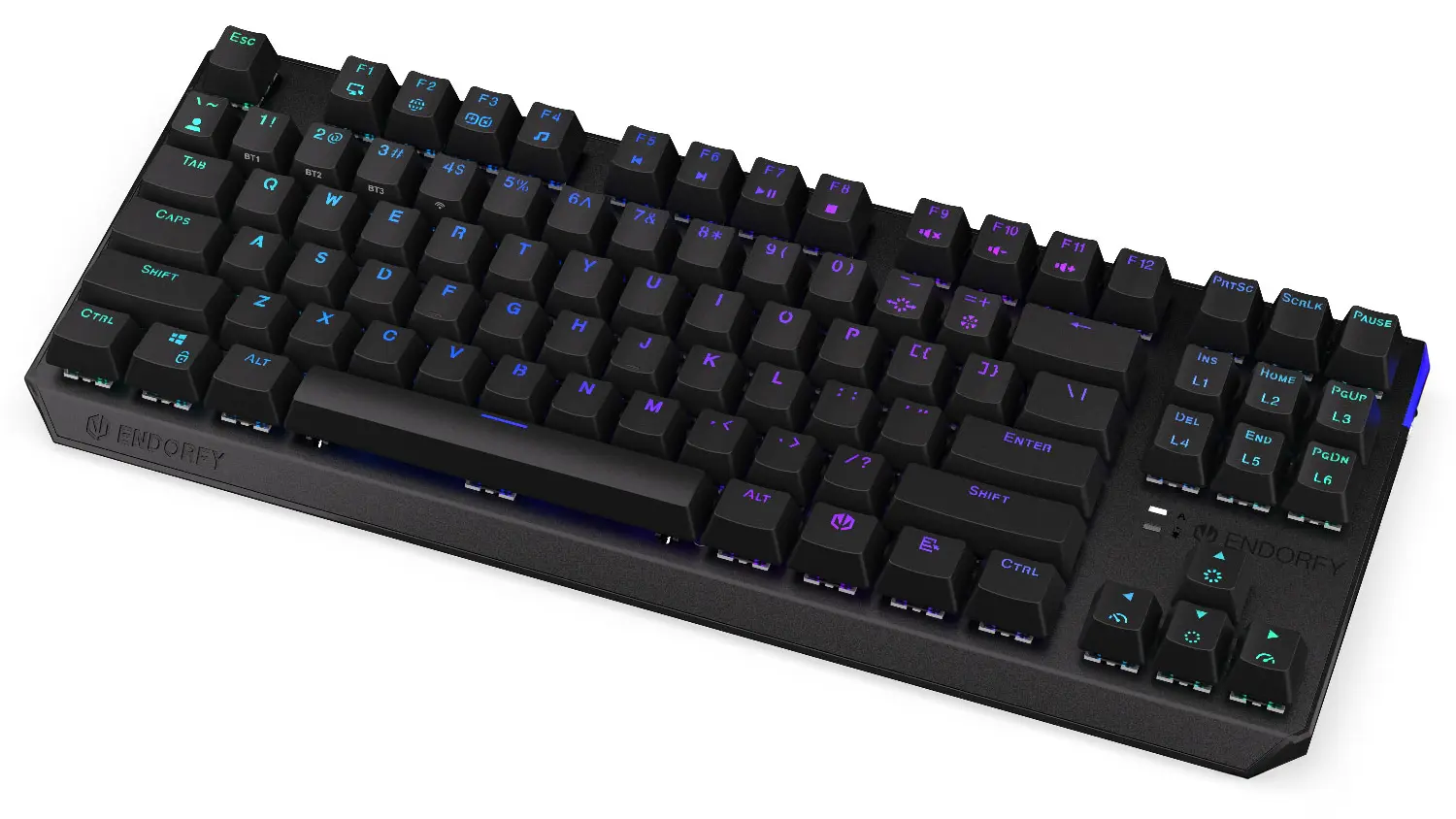 Mechanick&aacute; bezdr&aacute;tov&aacute; PC kl&aacute;vesnice Endorfy Thock TKL Wireless Black