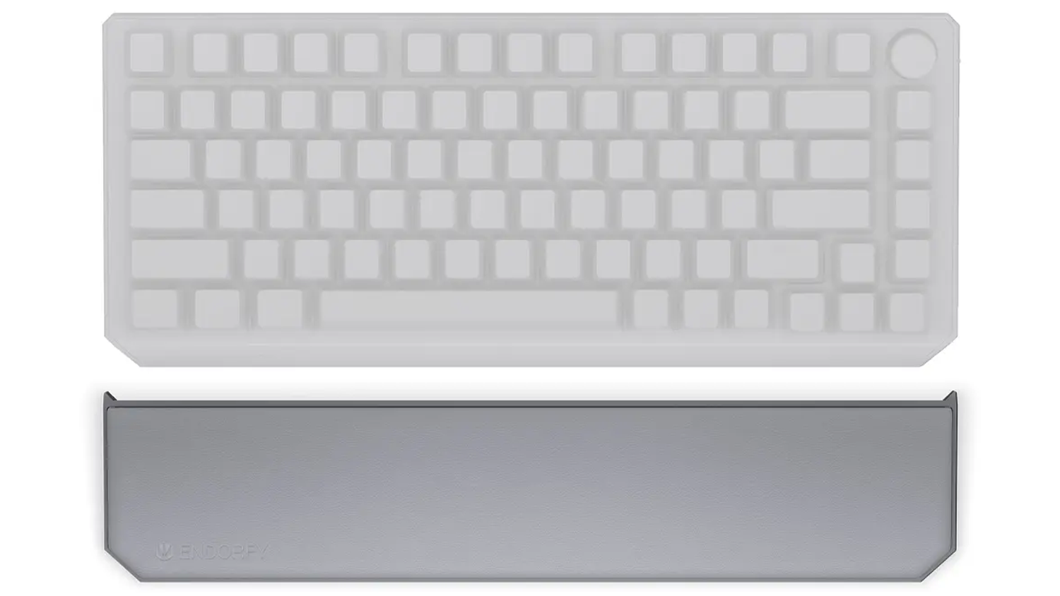 Ergonomická opěrka Endorfy Thock 75% Palm Rest V2 EY0E013 s vizualizací klávesnice