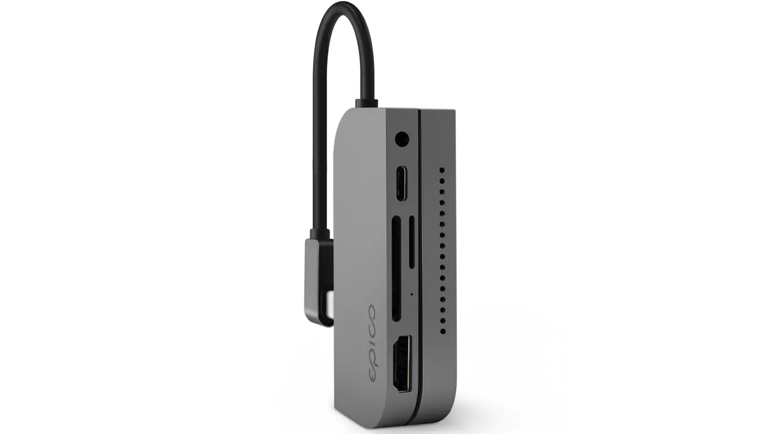 USB hub pro iPad Pro Epico Type-C HUB PAD Space Grey