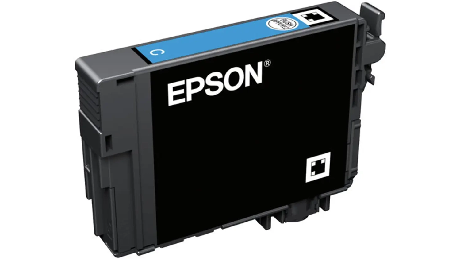 Origin&aacute;ln&iacute; inkoust Epson 502 C13T02V24010 cyan na b&iacute;l&eacute;m pozad&iacute;