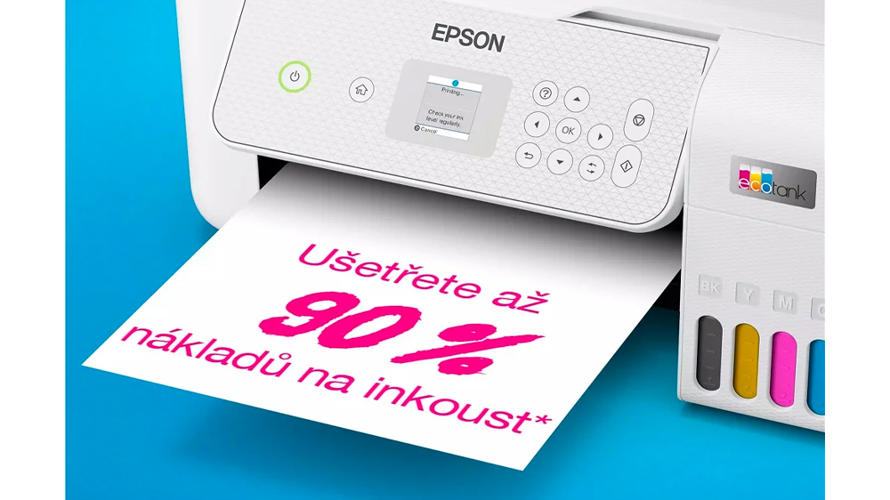Multifunkční tiskárna EPSON EcoTank L3280 úspora