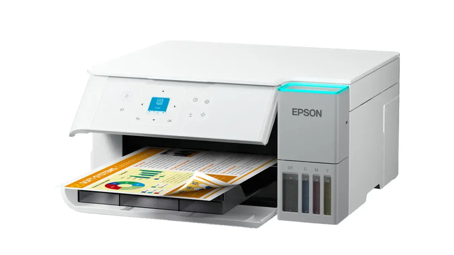 Atramentová tlačiareň Epson Eco Tank L4366 pri práci