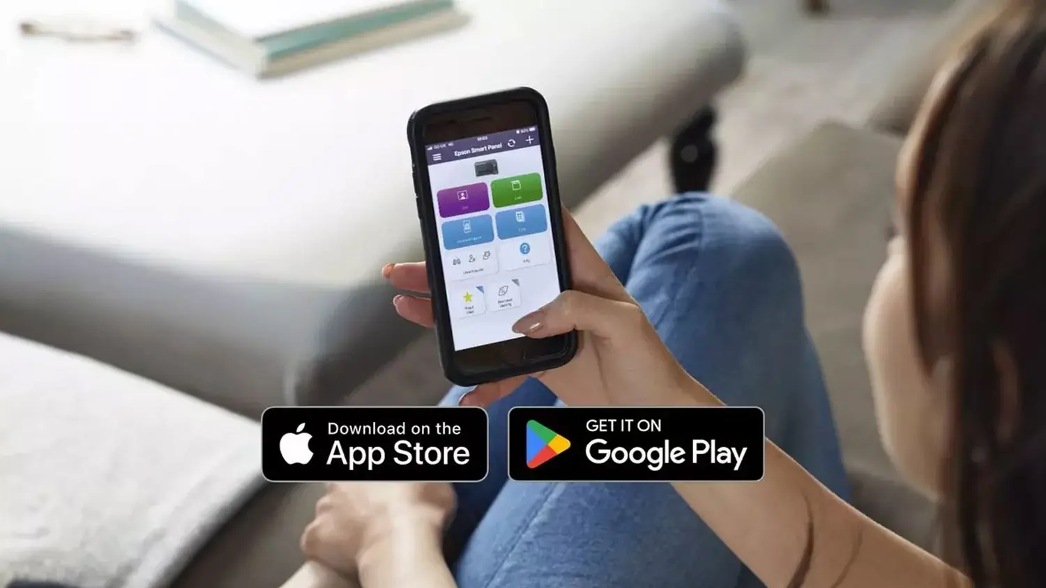 Aplikácia Epson Smart Panel v mobilnom telefóne
