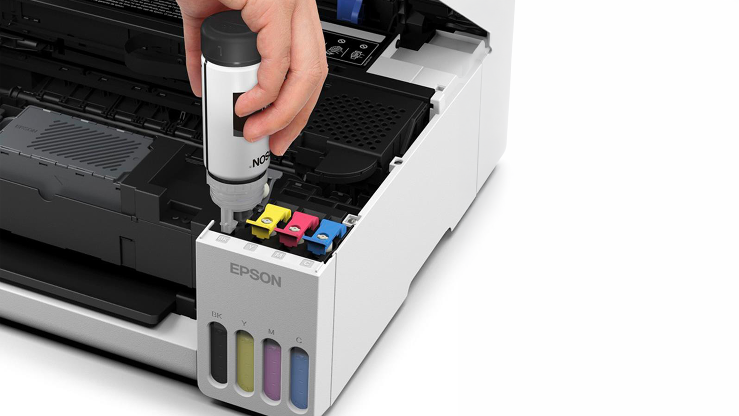 Doplňování inkoustu do tiskárny Epson EcoTank