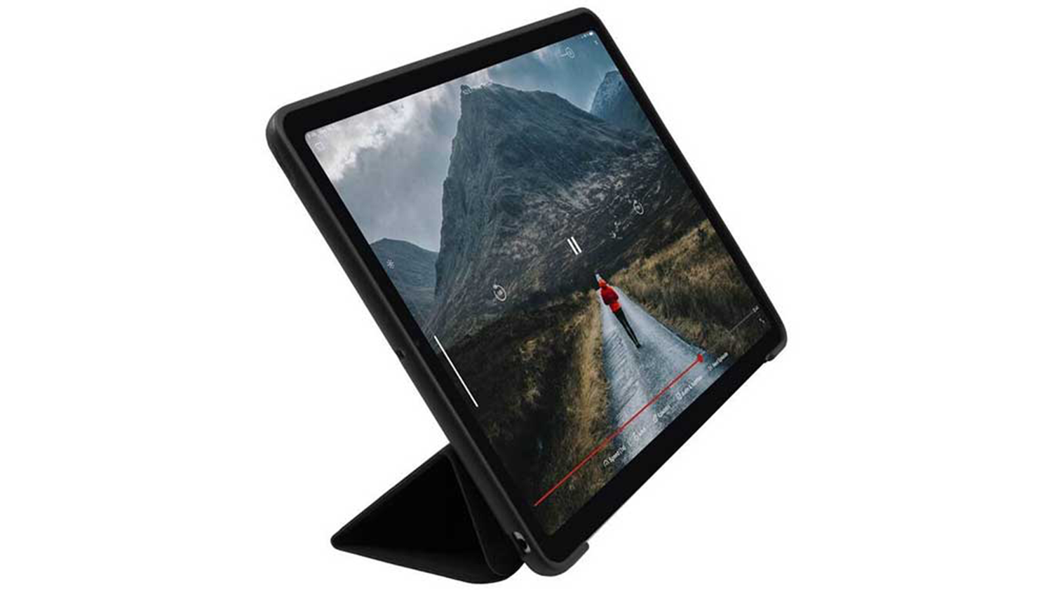 iPad v krytu jako stojánek