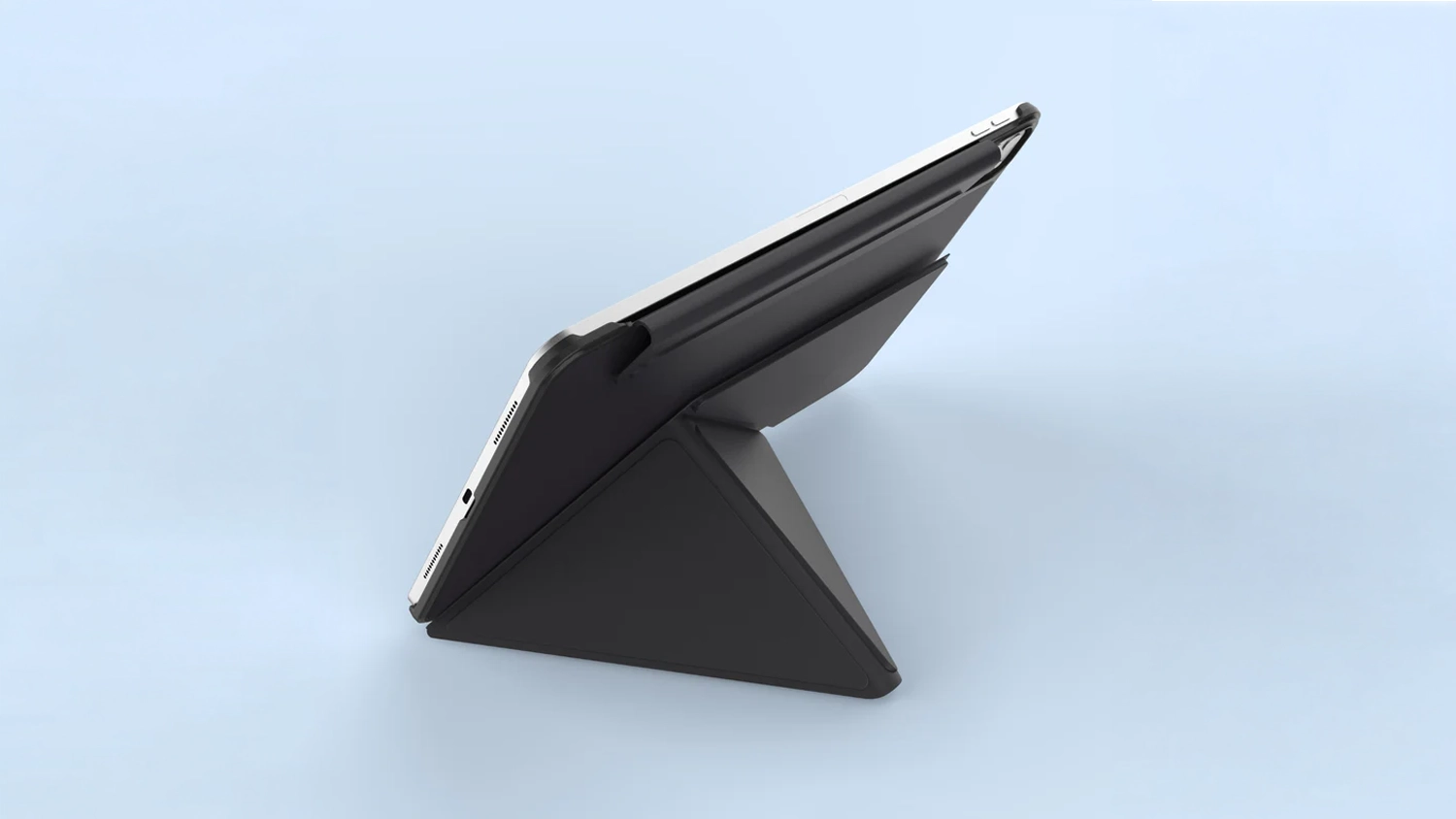 Pouzdro pro tablet FIXED Trinity pro iPad Pro 11 M4 (2024) černé jako stojánek