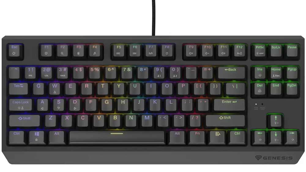 Mechanická klávesnice Genesis Thor 230 Black, US_01