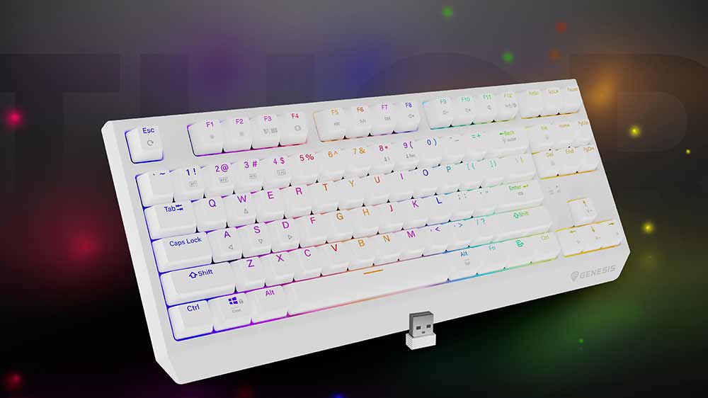 Bezdrátová herní klávesnice GENESIS Thor 230 Wireless_03