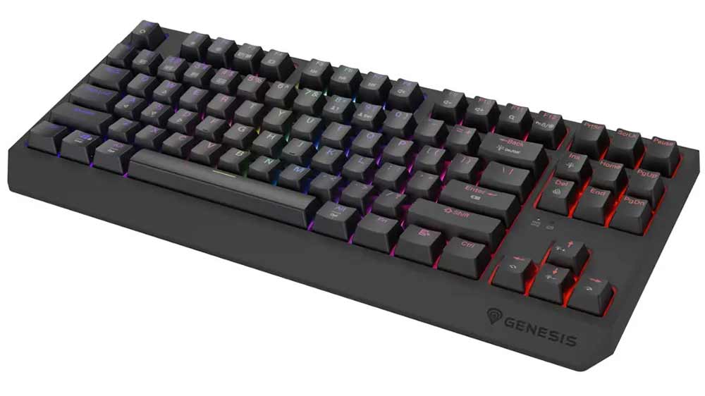 Bezdrátová herní klávesnice GENESIS Thor 230 TKL Wireless, Black US_01