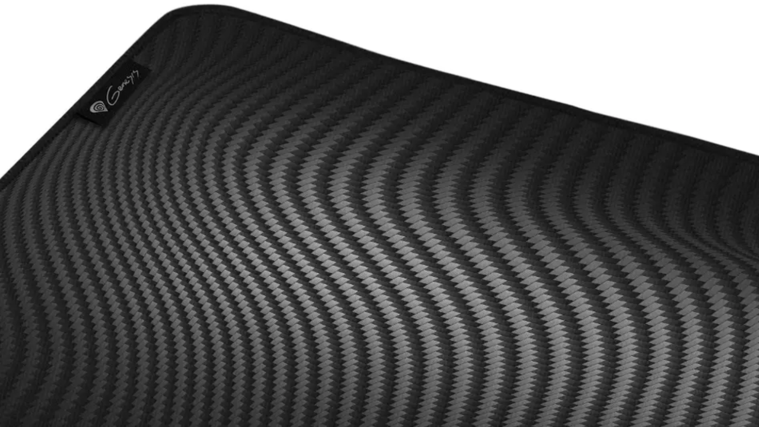 Obšitý okraj podložky Genesis Carbon 500 Ultra černá