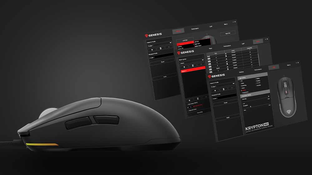 Herní myš GENESIS Krypton 660 a ukázka úprav nastavení v aplikaci GENESIS_04