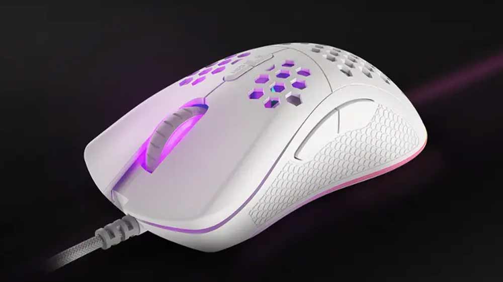 Pohled z boku na herní drátovou myš GENESIS Krypton 555_02