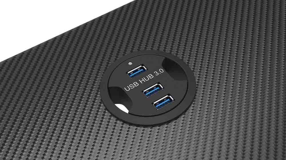 USB hub na hern&iacute;m stole Genesis HOLM 200 RGB_03