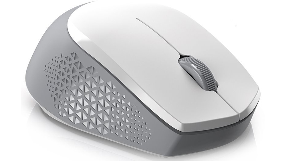 Myš Genius NX-8000S BT White-Gray při přepínání mezi třemi různými zařízeními jedním tlačítkem