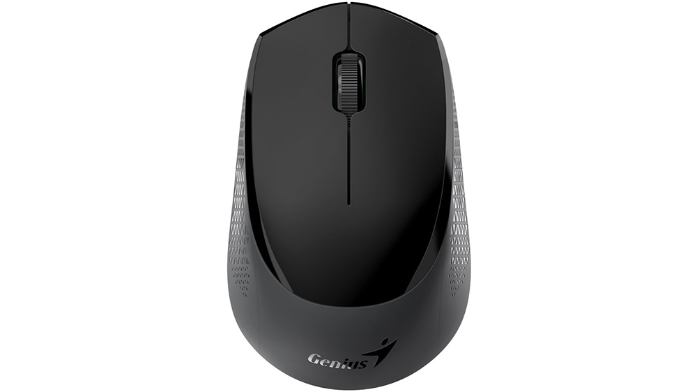 Bezdrátová myš Genius NX-8000S BT na bílém pozadí zobrazující ambidextrní tvar a kompaktní design
