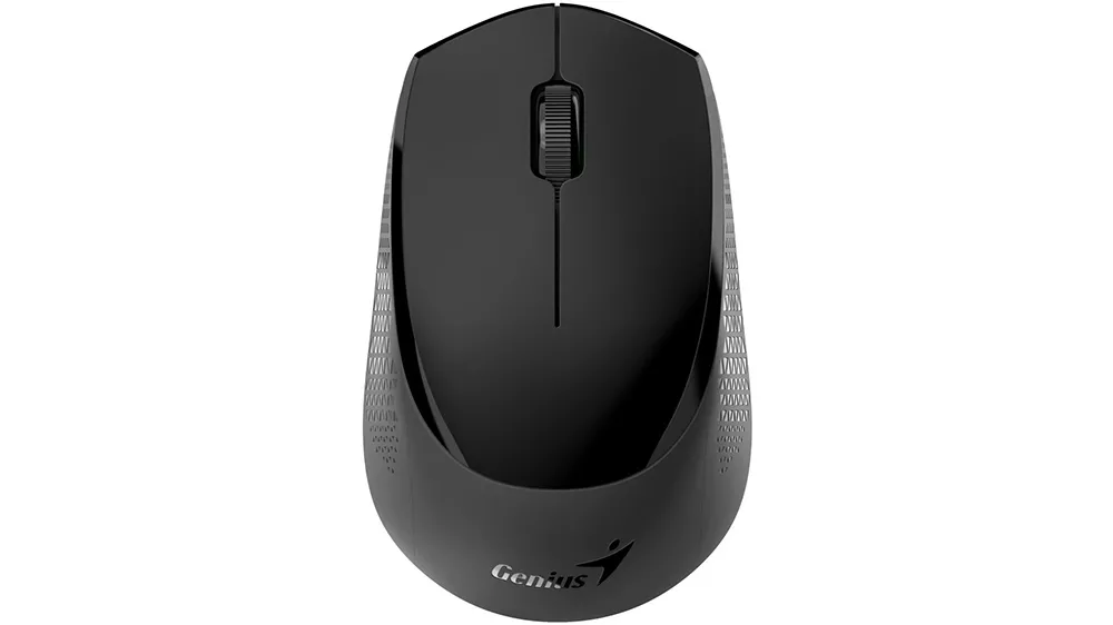 Bezdrôtová myš Genius NX-8000S BT na bielom pozadí zobrazujúca ambidextrný tvar a kompaktný dizajn