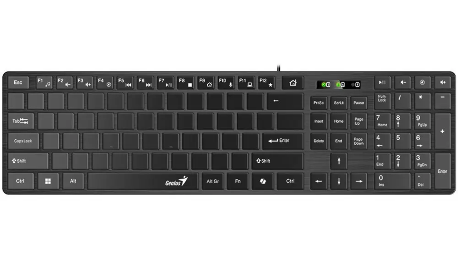 Drátová klávesnice Genius Slimstar K500 Education