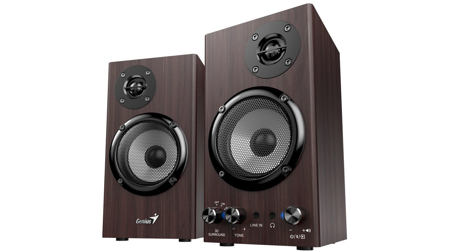 Reproduktory Genius SP-HF520BT tmavě hněd&eacute;