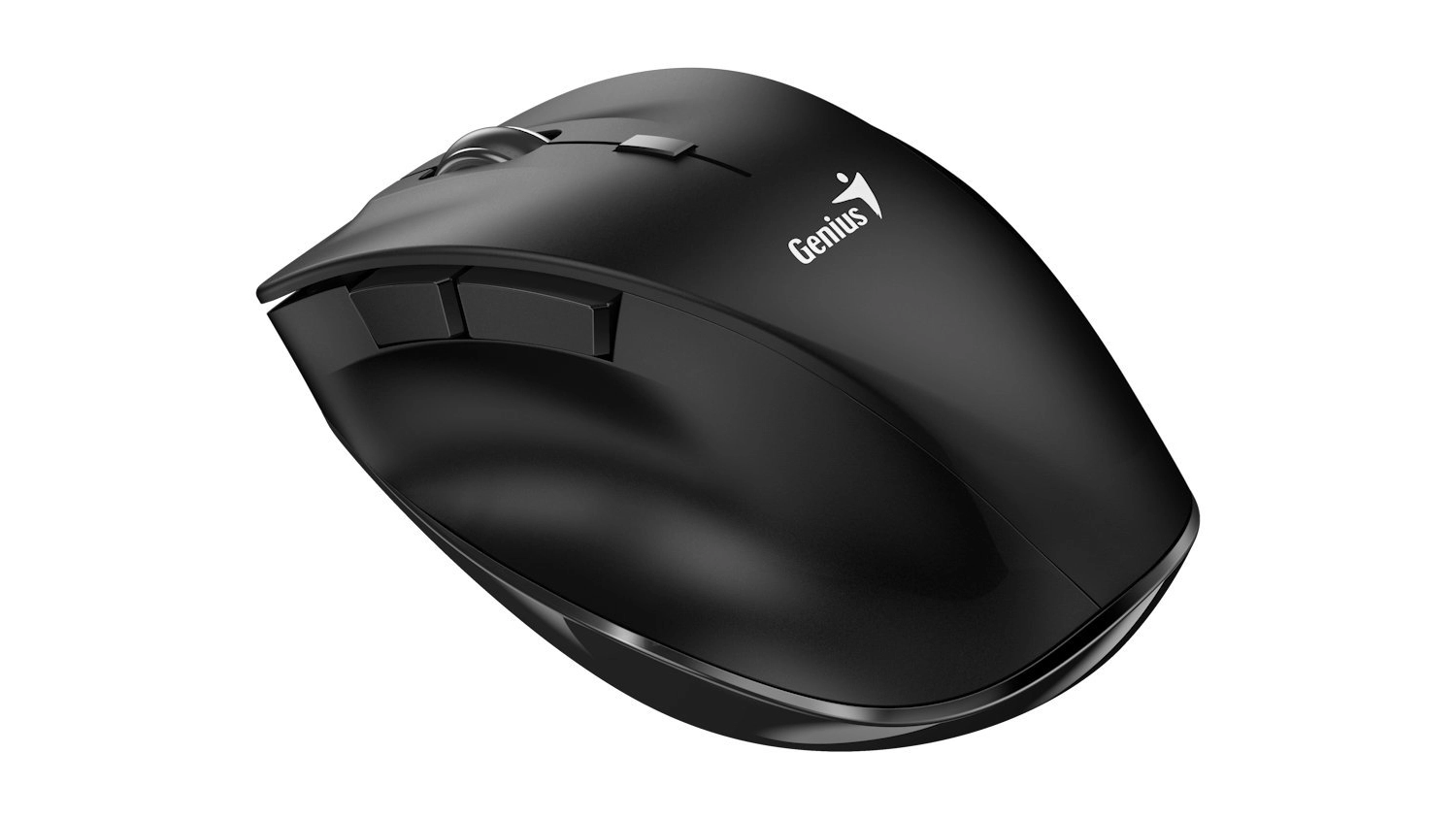 Bezdrátová myš Genius Ergo 8230S černá – boční pohled