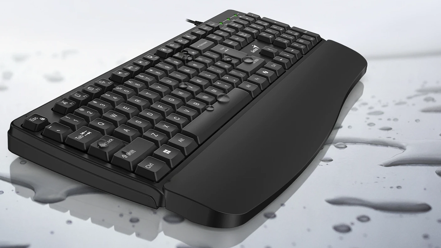Rozlitá voda na klávesnici Genius KB-123