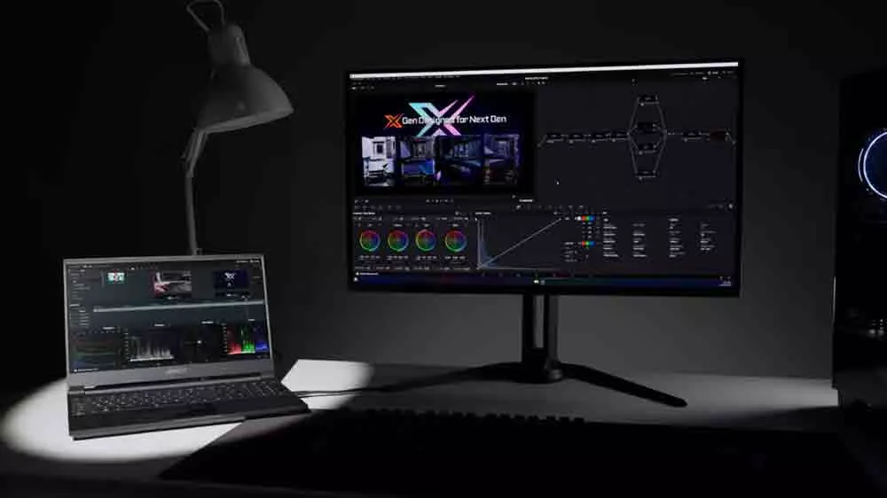 Hern&yacute; monitor GIGABYTE AORUS FO32U s notebookom_05