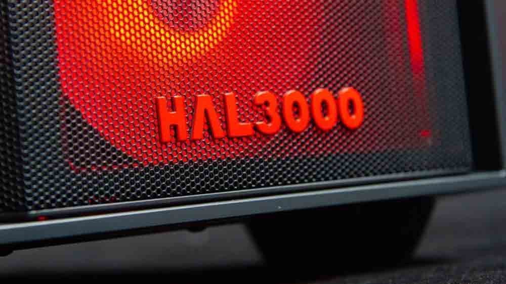 Detail na logo počítače HAL 3000 Online Gamer_05