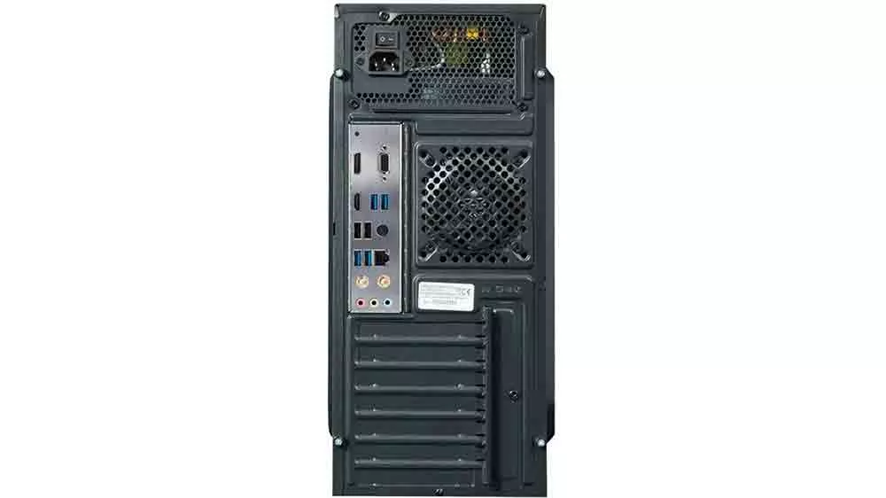 Zadná strana stolného počítača HAL3000 EliteWork AMD 221_04